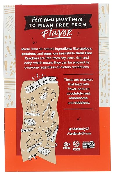 ABSOLUTELY GLUTEN FREE CRACKERS, ORIGINAL 4.4-OUNCE