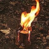 com-four Swedish Fire Log with Wick Campfire Cooking Garden Torch view 3