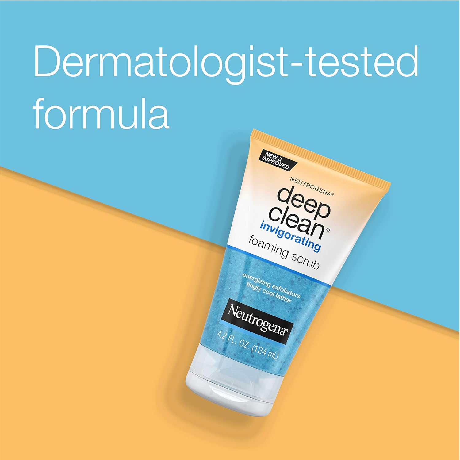 neutrogena invigorating foaming scrub