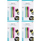 Nite Ize Gear Tie Cordable Twist Tie - Flexible Ties for Cord Management - Reusable Rubber Twist Ties for Wires - Waterproof &amp; UV Resistant - Assorted Colors - 3-inch, 16 Count (4 Pack)