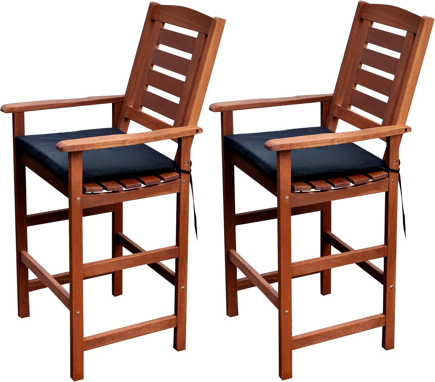 Corliving Pex 263 C Miramar Cinnamon Brown Hardwood Outdoor Bar