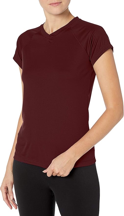 Champion Women's Short Sleeve Double Dry Performance TShirt Amazon.it