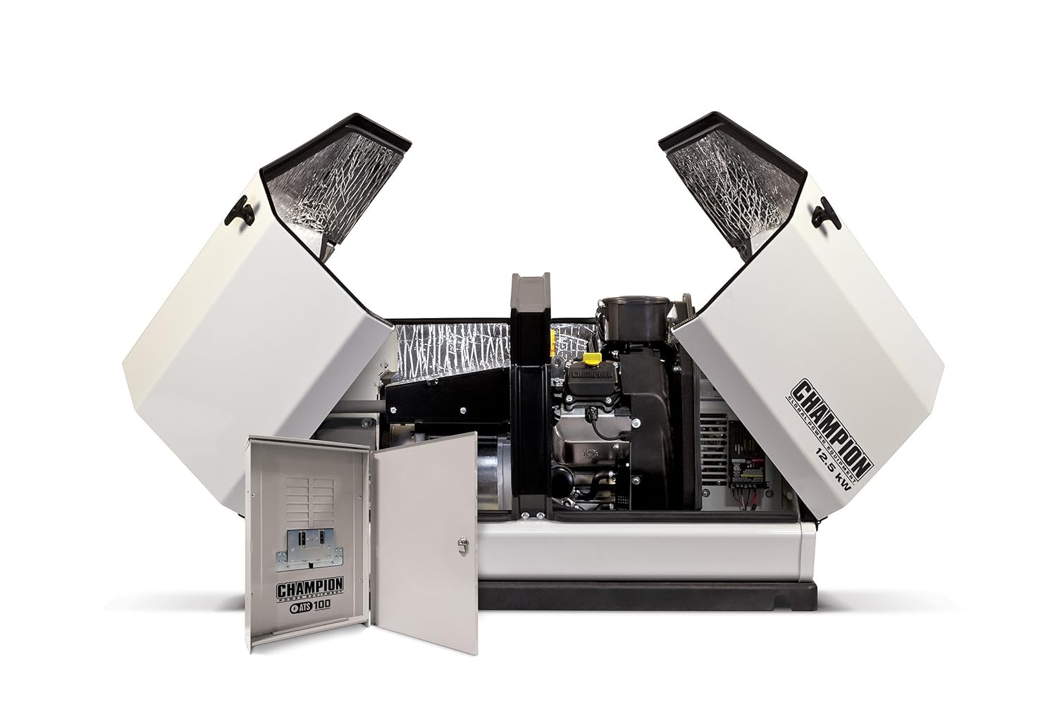 Amazon.com : Champion 12.5-kW Home Standby Generator with 100-Amp  Outdoor-Rated Automatic Transfer Switch : Garden & Outdoor