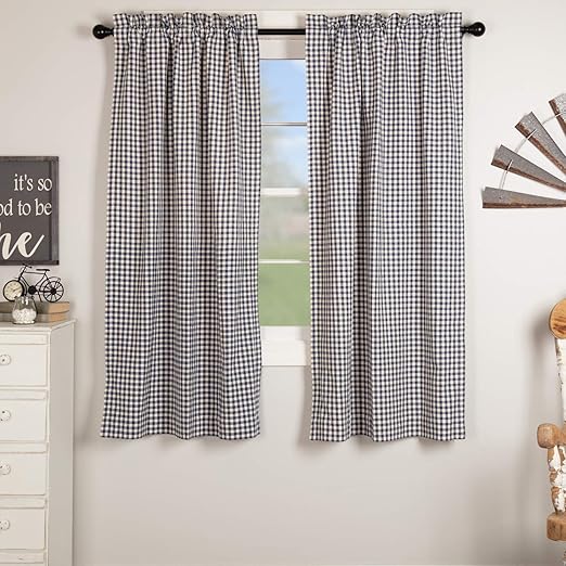 Amazon Com Piper Classics Doylestown Blue Gingham Check Panel
