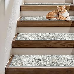 sarben Non Slip Stair Treads for Wooden Steps 7PCS