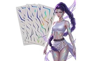 AICase 70+ Dark Fantasy Kpop Mark Temporary Tattoos, 3 Sheets for Demon Hunters Huntrix Cosplay Costume Shirt Outfit Accessor
