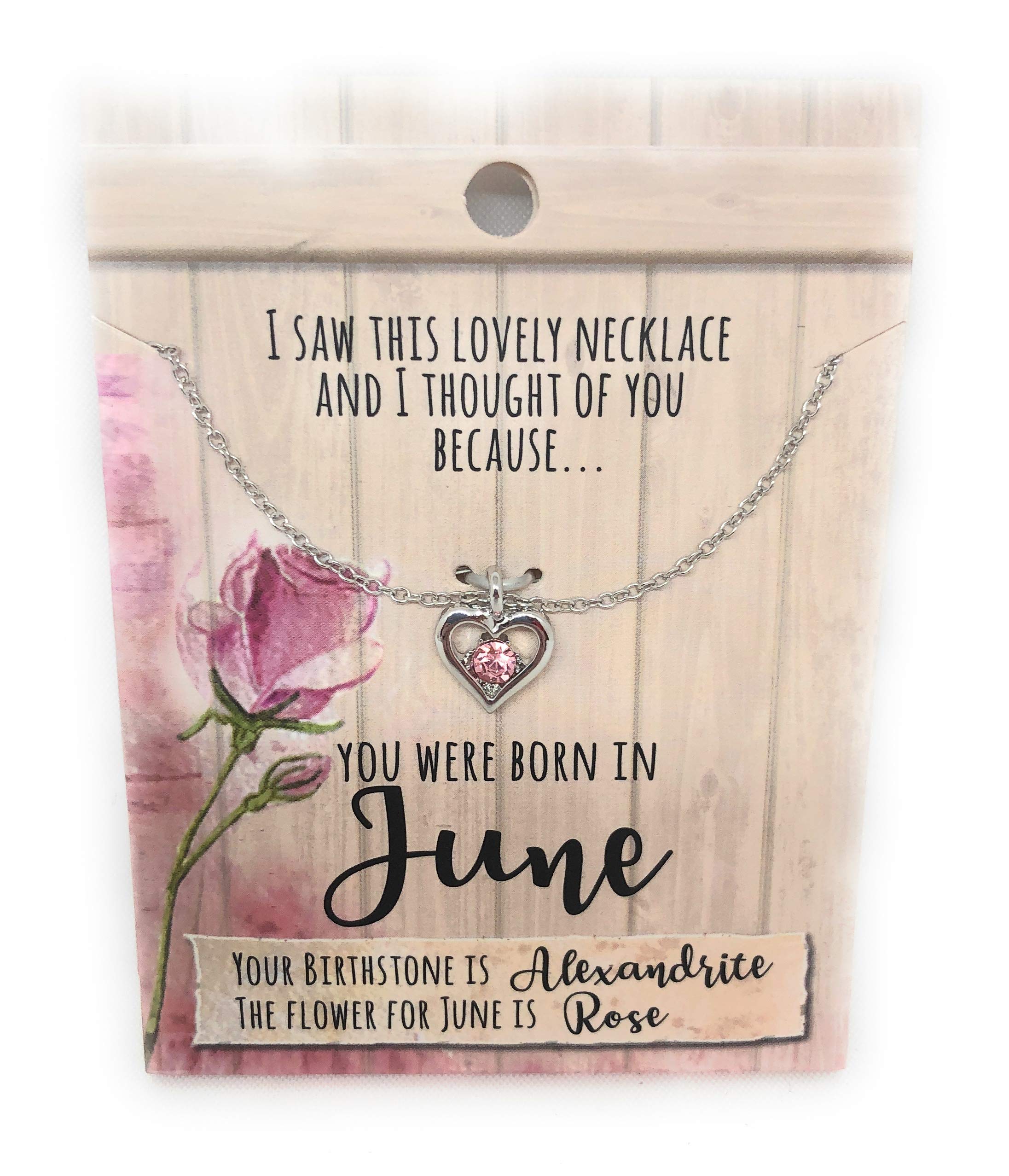 Royal County I Saw This Necklace and Thought of You - Birthstone Necklace - June