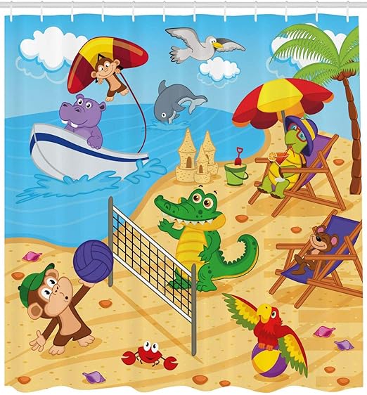 Download Kinder strand duschvorhang For Android Free Kinder Strand Duschvorhang