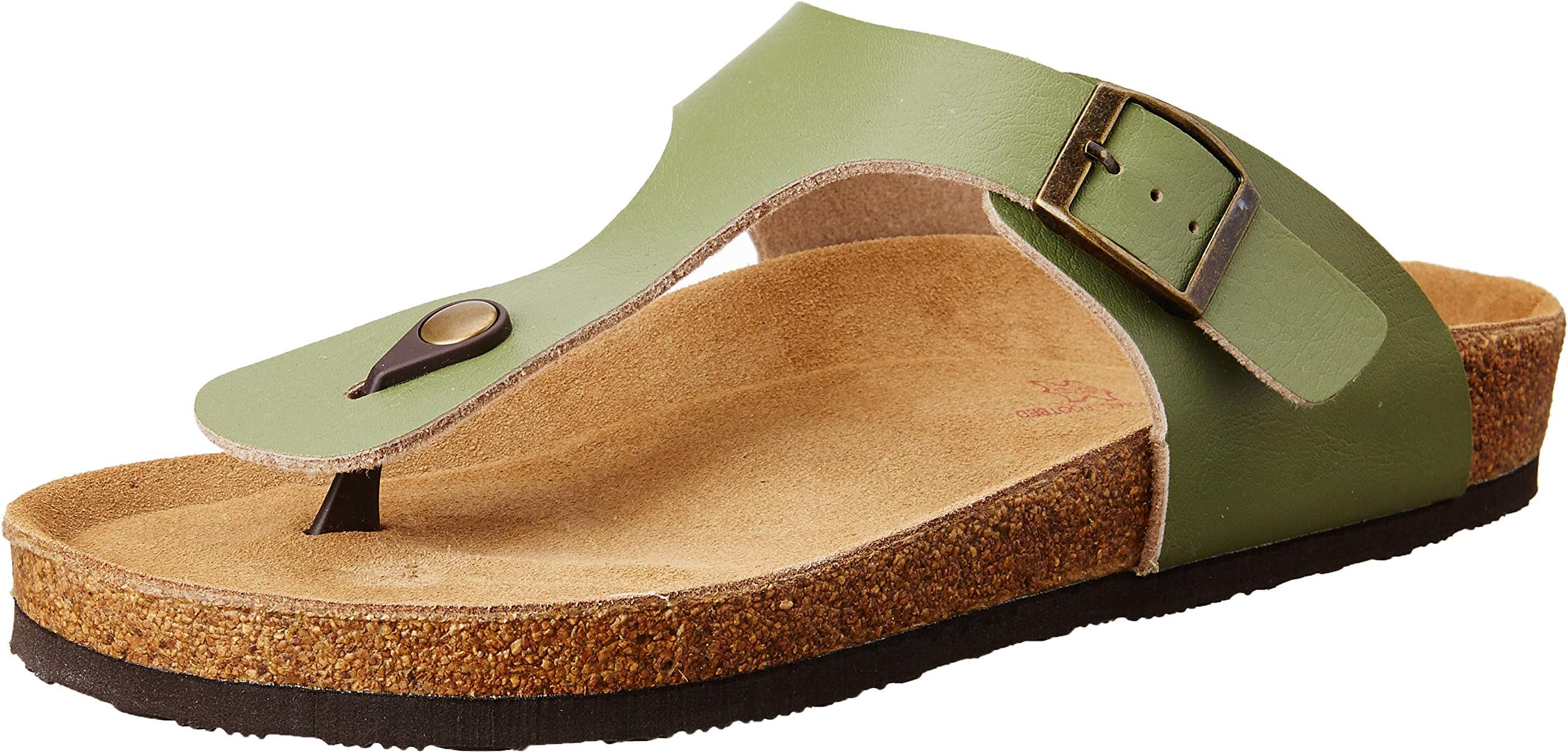 Cygna by Ruosh Men's Green Sandals