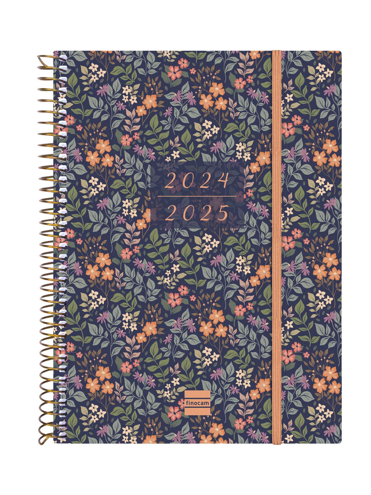 Finocam – Spiral 2024-2025 18-Month Diary Horizontal Week View July 2024 – December 2025 (18 Months) Girl International — image 1