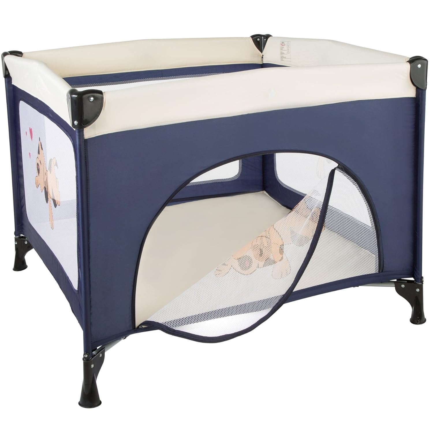 tectake travel cot