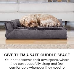 Furhaven Memory Foam Dog Bed for Large Dogs