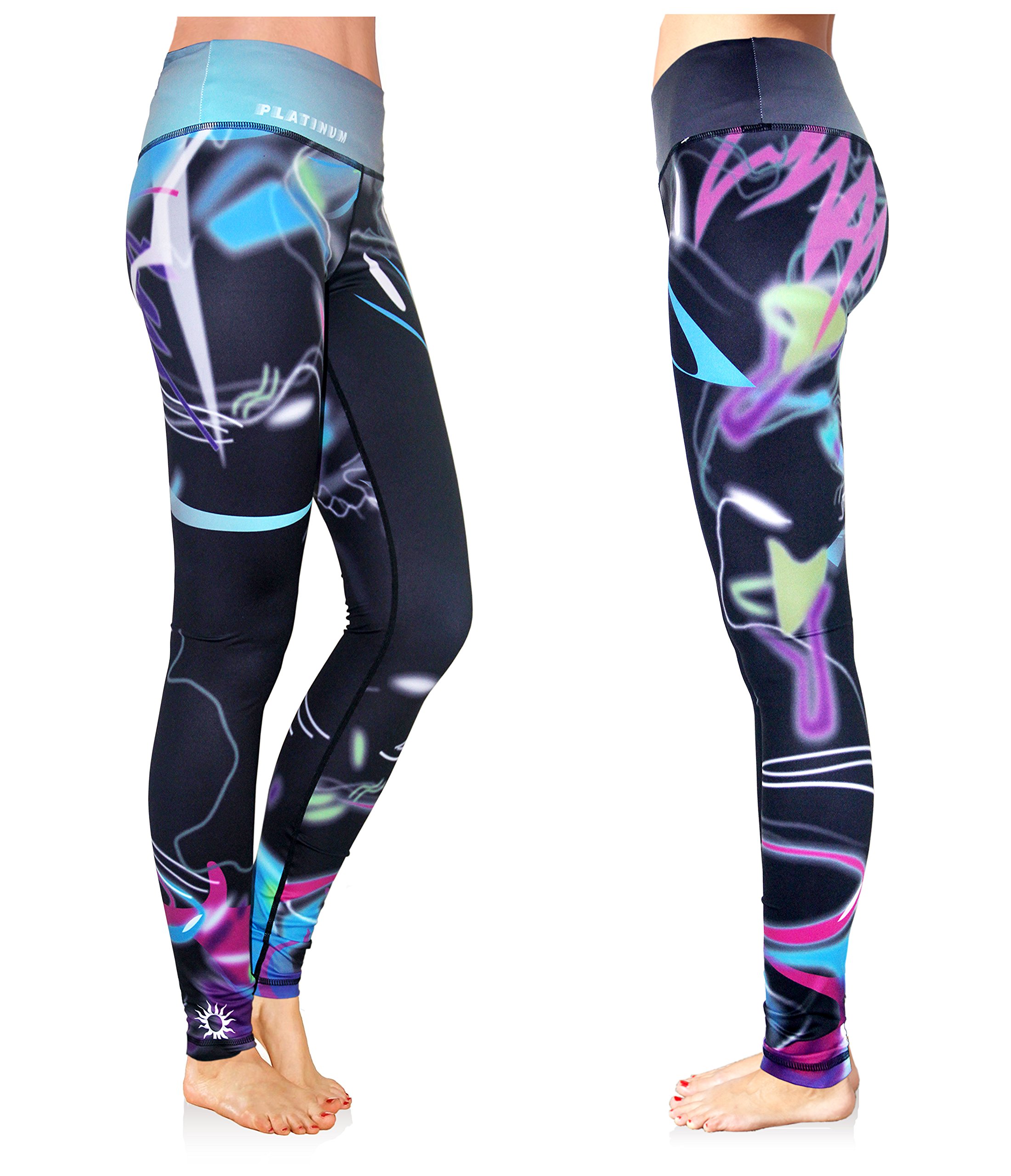 Platinum Sun Women's Swim Leggings UPF 30+ / 50+ with Printed Designs
