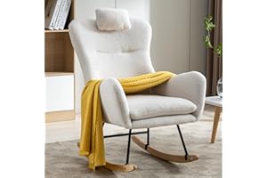 LUSPAZ Rocking Chair, S, Snowy
