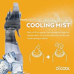 O2COOL Deluxe Handheld Battery Powered Water