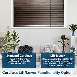 TailorView Customizable Wood Horizontal Cordless