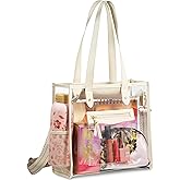 Handy Laundry Clear Bag for Stadium Events - Large Transparent Tote - Clear Purse for Women, Work, Beach & Shopping