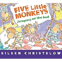 洋書 M12 Five Little Monkeys Jumping on the 81cBHwqWDtL._AC_UL210_SR210,