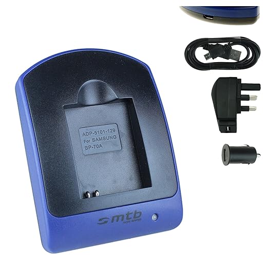 Charger for Samsung EABP70A, ES65 ES67 ES70 PL20 Amazon.co.uk Camera