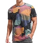 YININF Mens Hipster Hip Hop Short Sleeve Print T-Shirt Shirts Men
