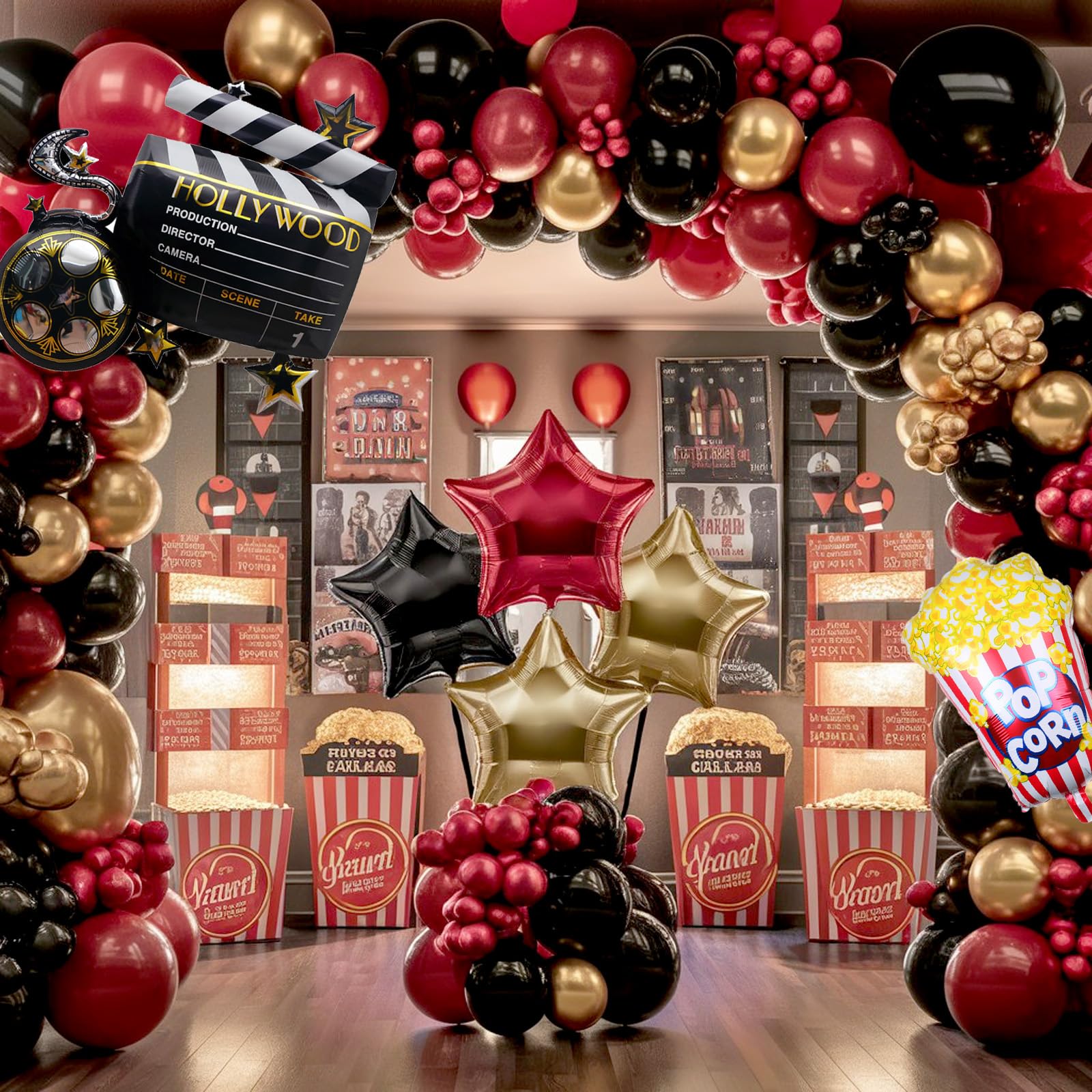 mua-movie-night-balloon-garland-arch-kit-red-black-gold-balloons-with