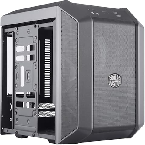 Cooler Master MasterCase H100 ARGB – Caja PC Mini-ITX con Potente Flujo de Aire, Chasis Compacto Frontal Mallado, Capacidad de Hardware Flexible
