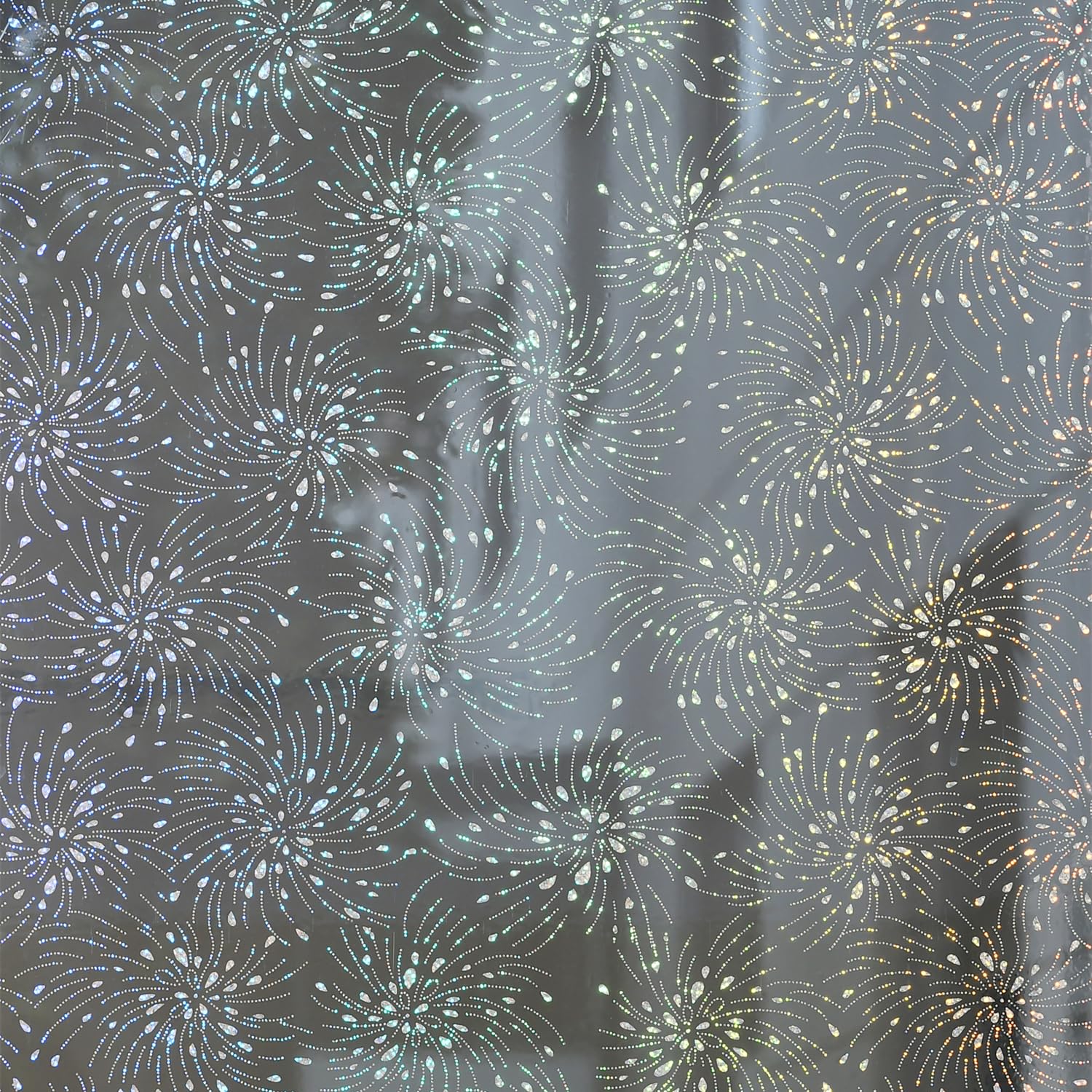 JOLIHOME One Way Mirror Window Film Privacy Reflective Glass Window Sticker Anti Glare Vinyl Film Heat Control Window Tint Sun Blocker for Home Bedroom Decoration Reusable, Silver 44x200cm