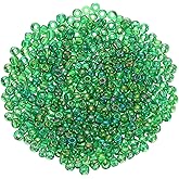 uxcell 2000 Pcs Glass Seed Beads Bulk, 3mm Mini Loose Glass Bugle Beads for DIY Earrings, Necklaces, Bracelets, Jewelry Making, Dark Green