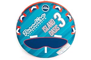 NorEast Outdoors Paradise Water Sports - Oasis Towable Tube for Boating - 1 and1-3 Riders