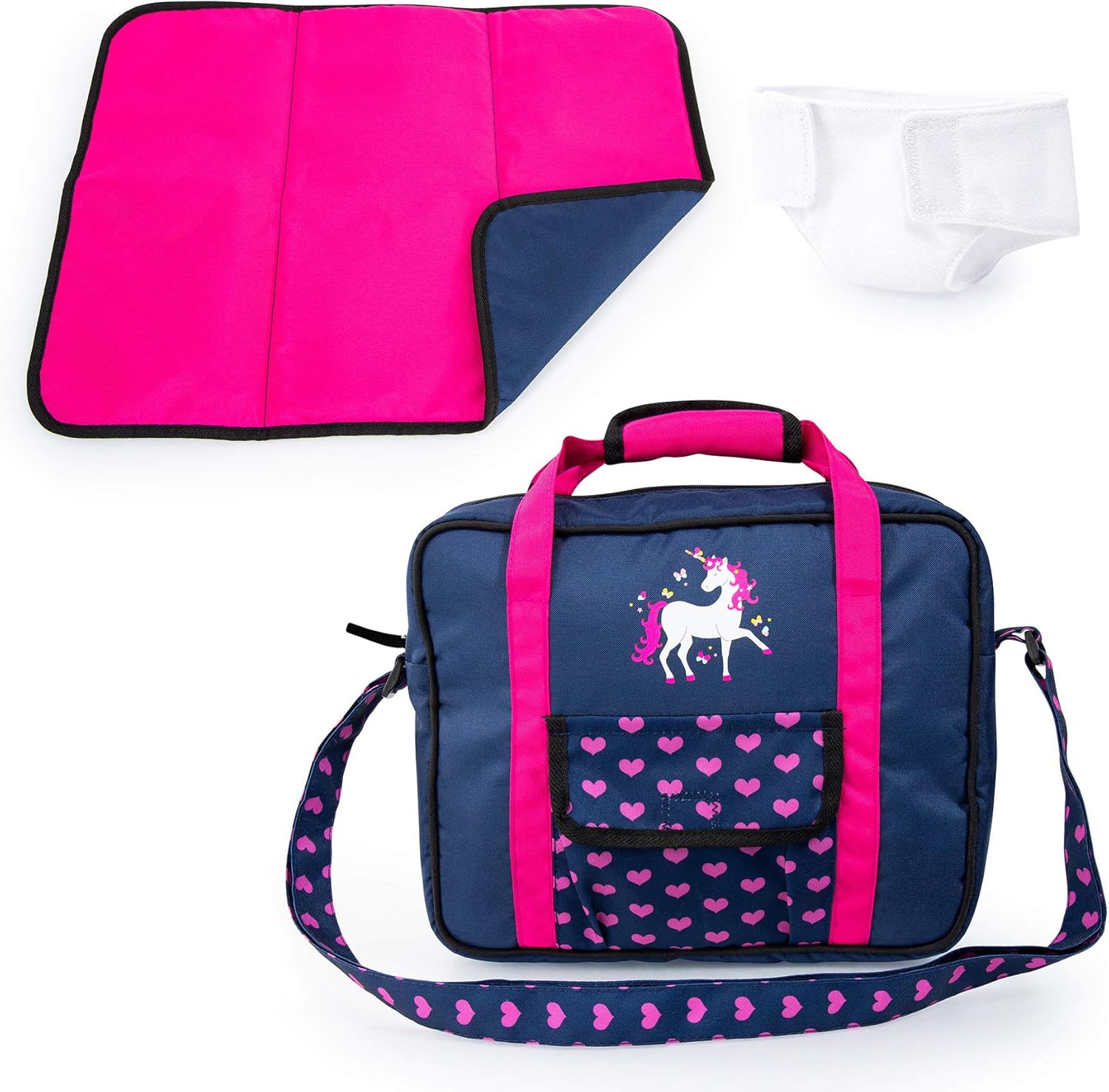 Bayer Design Doll Accessory Set, Nursersy Bag with Changing Mat, Sewing