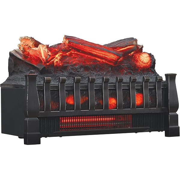 Amazon.com: Duraflame DFI030ARU Infrared Quartz Set Heater with Realistic  Ember Bed and Logs, Black : Home u0026 Kitchen