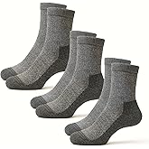 Kaiera - Trek Heavy - 3-Pack Merino Wool Hiking Socks Made in Italy, Thermal Warm Mountain Socks, Premium Outdoor Gear