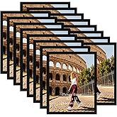 Giftgarden 8.5x11 Picture Frame Black Set of 16, Lightweight 8.5 by 11 Certificate Frames for Award Diploma Document office Wall or Tabletop Display