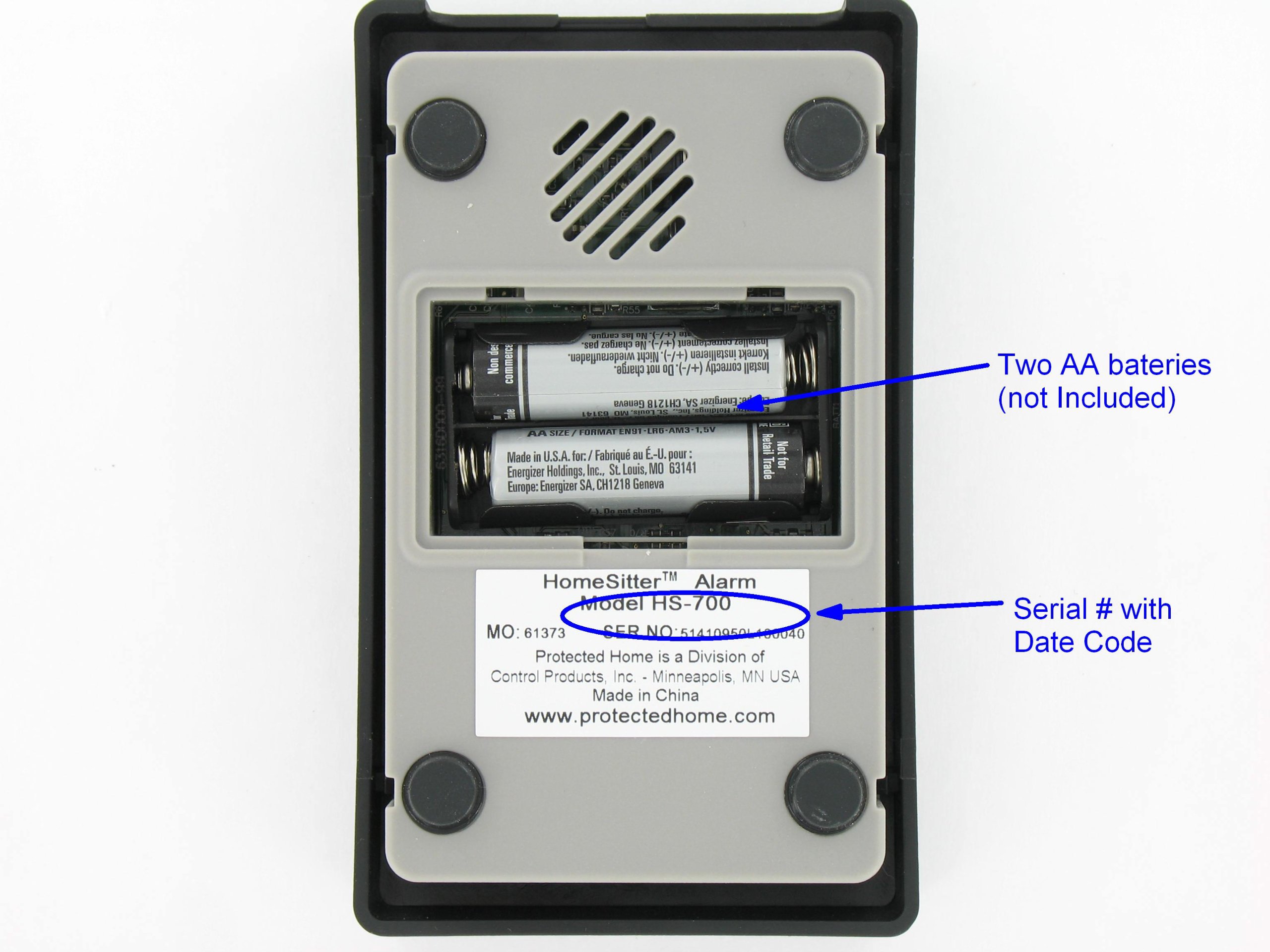 Control Products FreezeAlarm Homesitter Temperature, Water, Power Alarm HS700 733876105141 eBay