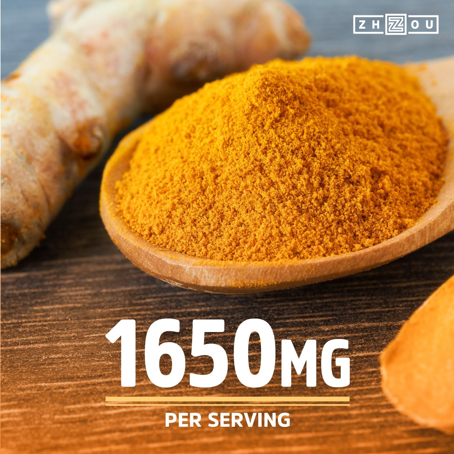 Turmeric Curcumin and Ginger with Bioperine 1800 mg – Includes 95% Curcuminoids – Extra Strength Antioxidant for Maximum Joint Comfort and Mobility - Non-GMO & Gluten Free - 90 Veggie Capsules: Health & Personal Care
