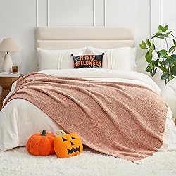 Snuggle Sac Orange Fall Blanket Twin