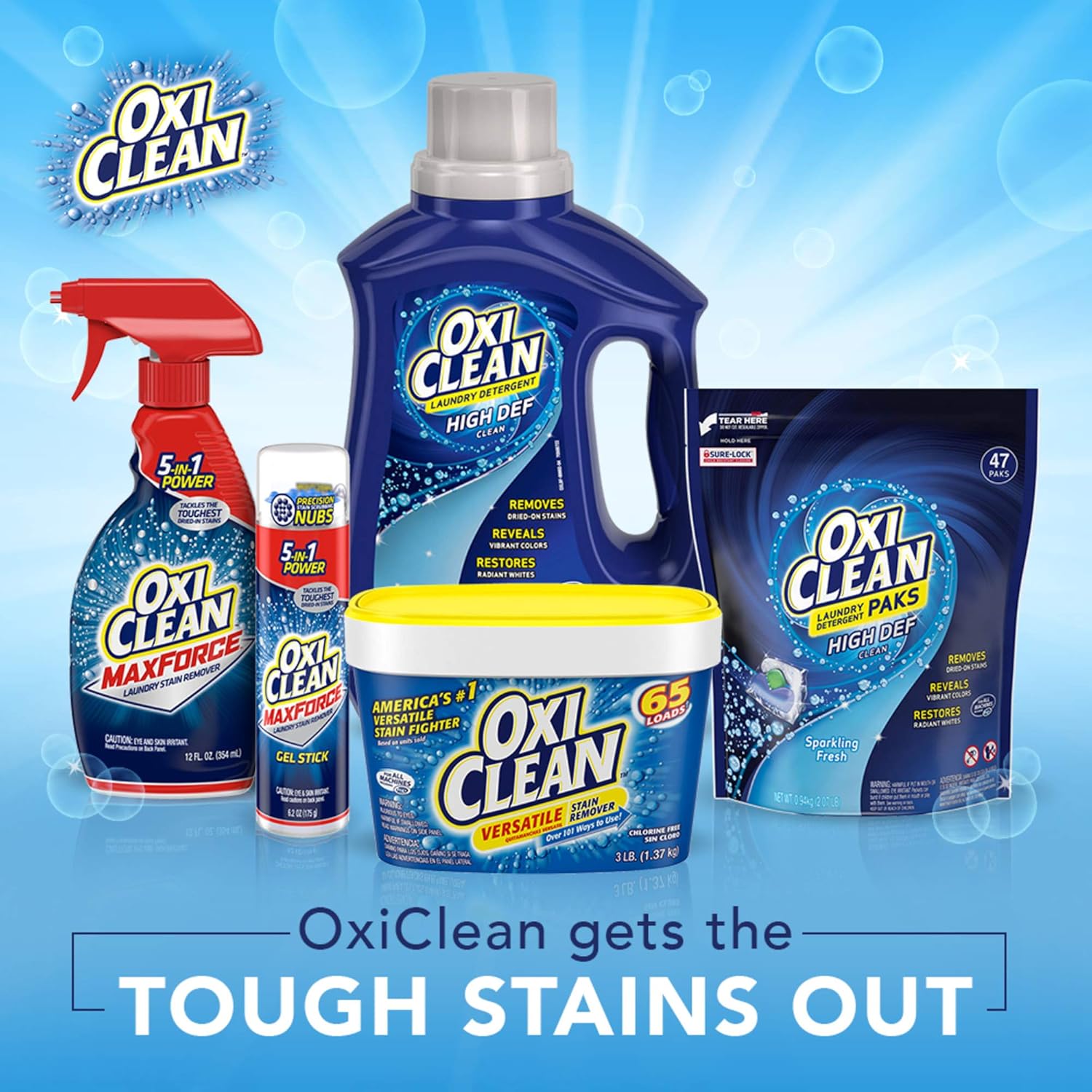 OxiClean White Revive Laundry Whitener + Stain Remover, 3 Pound: Health & Personal Care
