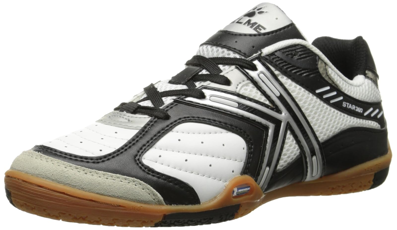 kelme star 360 mens michelin leather mesh inset soccer shoes