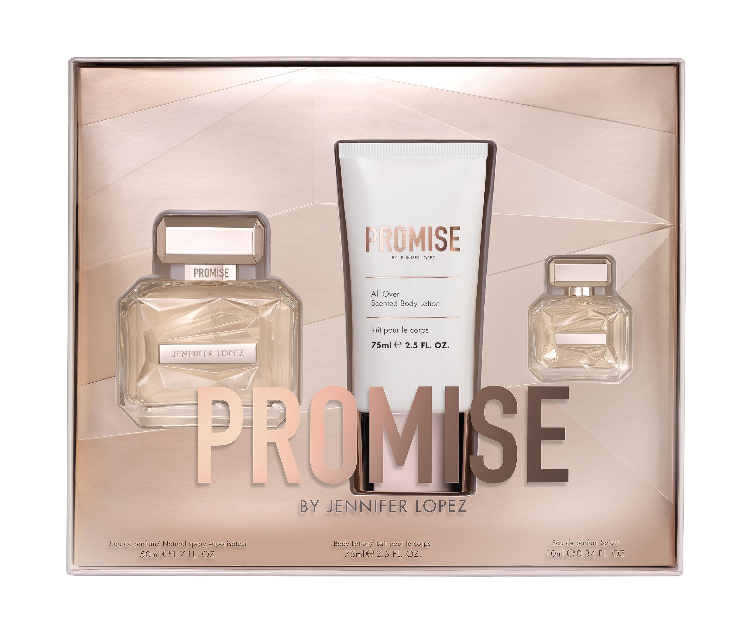 Jennifer Lopez Promise Gift Set 50ml EDP, 75ml Body Lotion & 10ml Mini