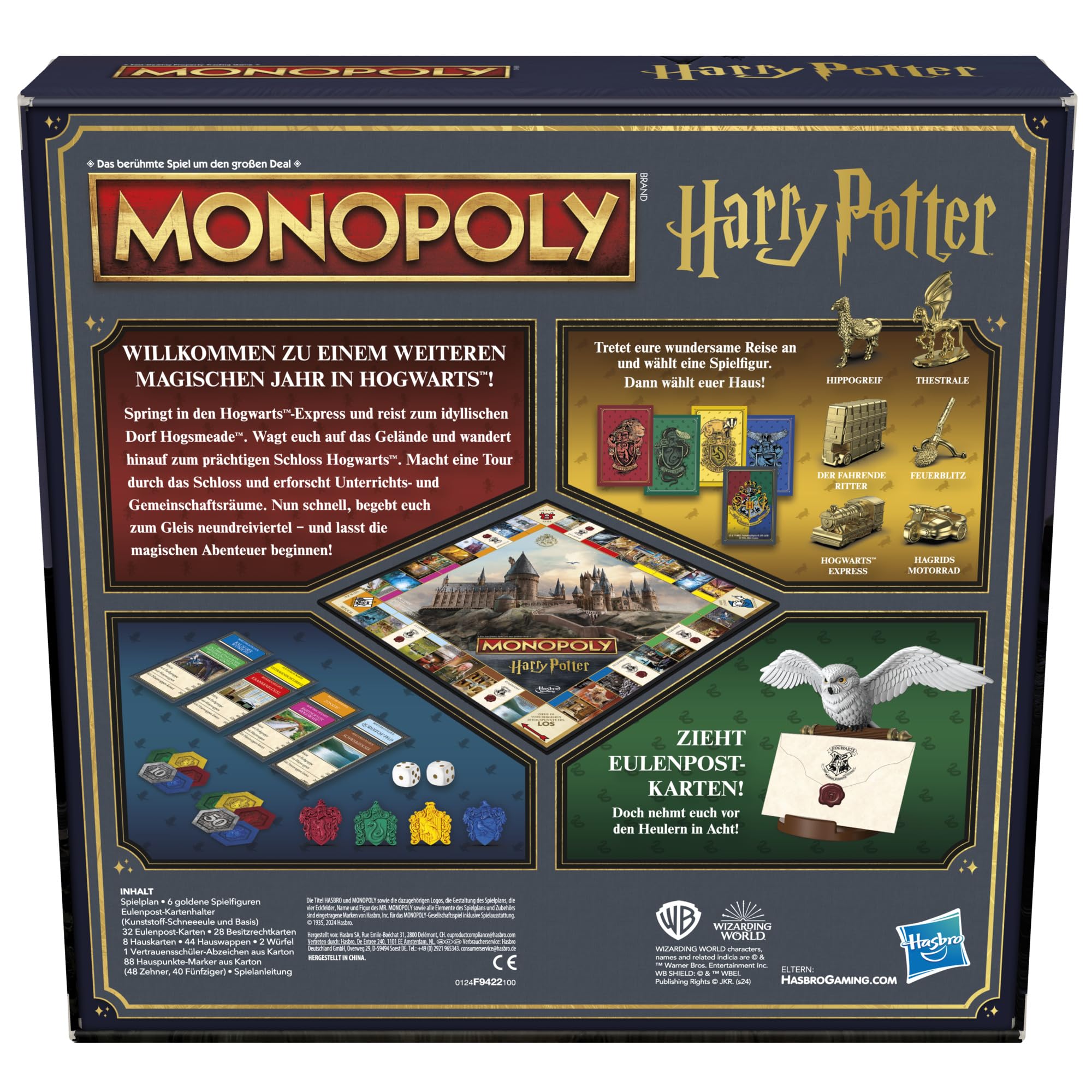 Monopoly Harry Potter Edition Brettspiel, Familienspiel für 2 bis 6 Spieler, ab 8 Jahren - Deutsche Fassung 8