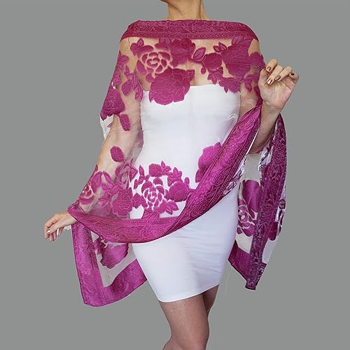 plus size evening shawl