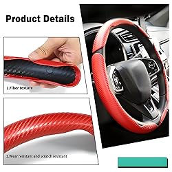 3 Pc Car Carbon Fiber Steering Wheel