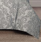 PRIME LINENS Duvet Cover Set 4 Pcs Brushed Microfibre Grey King Size view 5