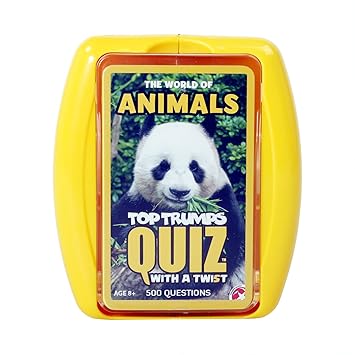 Top Trumps Quiz The World of Animals, Yellow