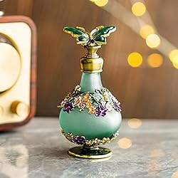 YU FENG Vintage Crystal Perfume Bottles Empty