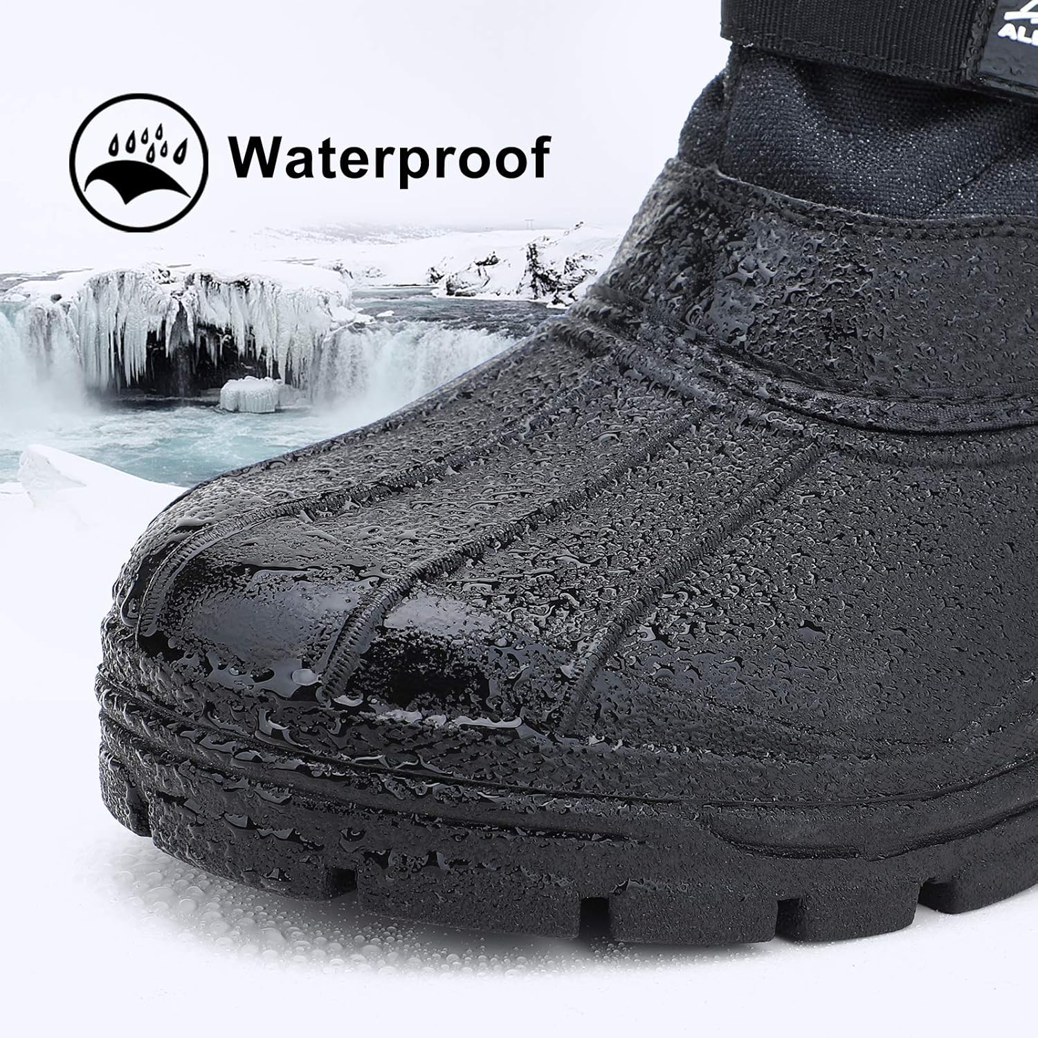  | ALEADER Men's Insulated Waterproof Winter Snow Boots | Snow Boots