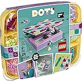 LEGO DOTS Jewelry Box 41915 Craft Decorations Art Kit, for Kids Who are Into Cool Arts and Crafts, A Great Entrance into Unique Arts and Crafts Toys for Kids (374 Pieces), Multicolor