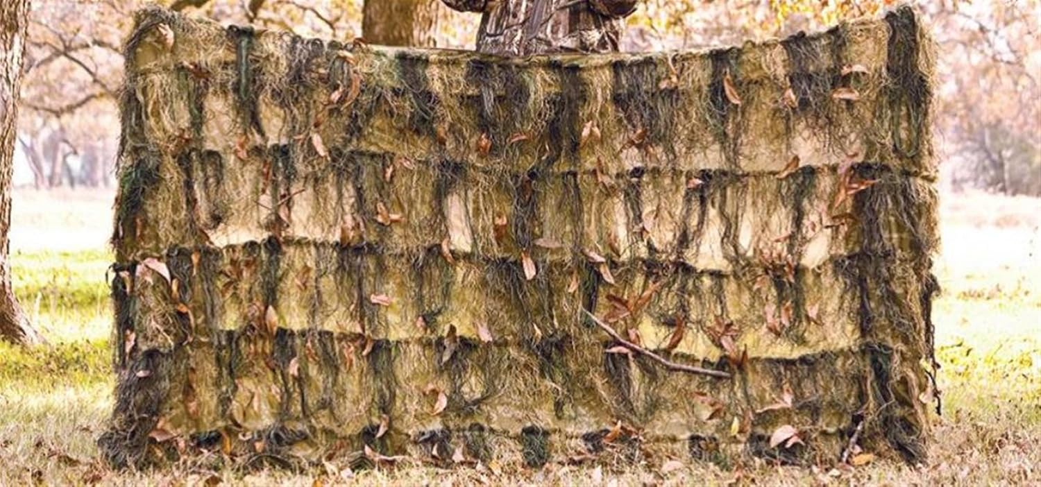 Red Rock Outdoor Gear Ghillie Blind Camouflage Netting, Woodland, 5 X 12Feet, Blinds Amazon