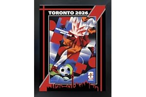 Toronto 2026 FIFA World Cup Host City Poster - Premium PhotoGlass Framed Soccer Wall Art | 20x26 in | Licensed Collectible | 