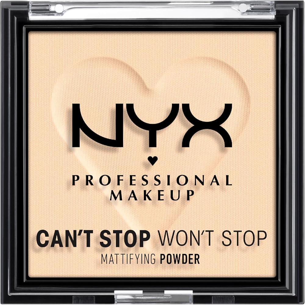 NYX Can't Stop Won't Stop Matte Powder Fair - Mattifying Finish